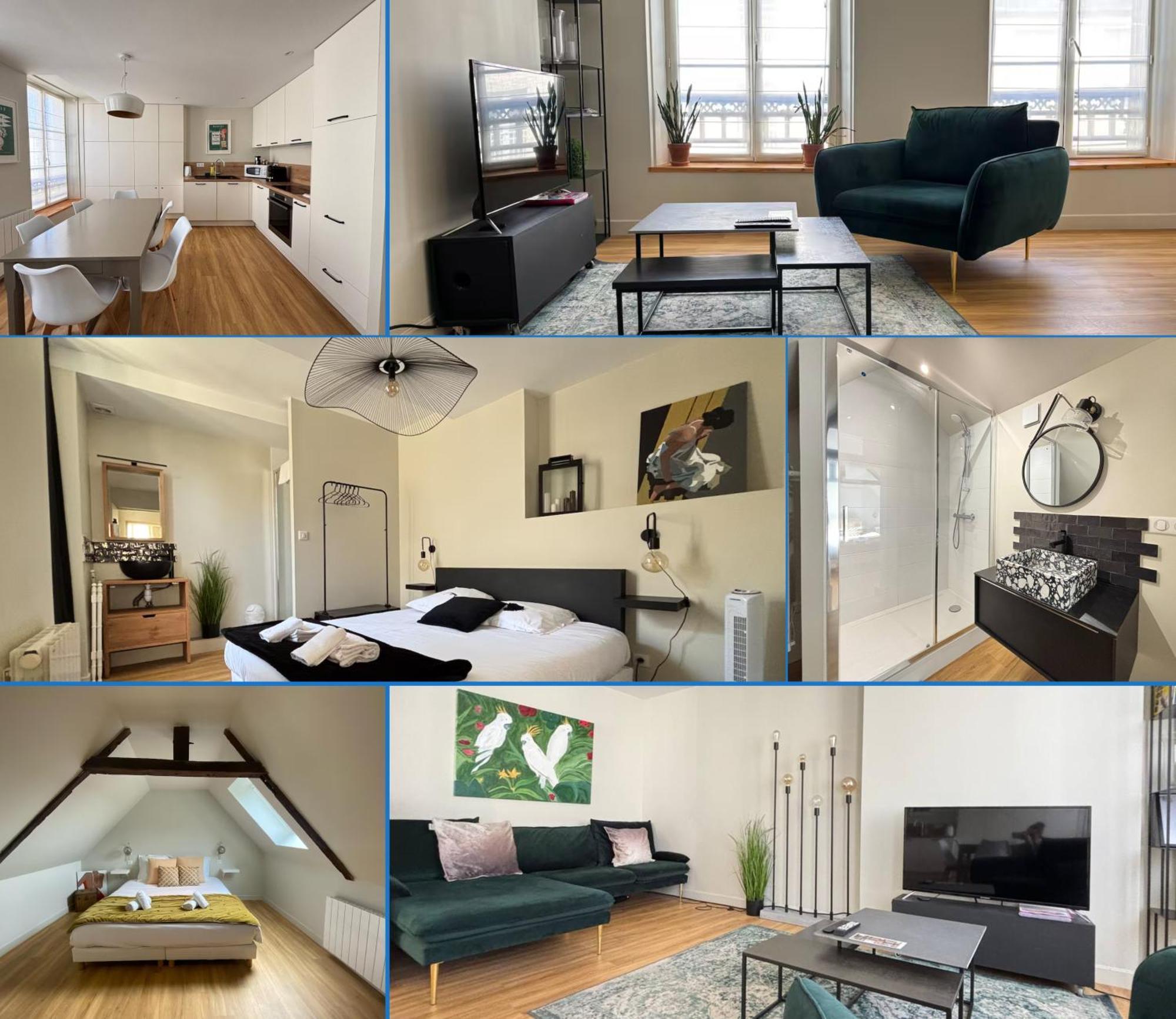 Bajocasse Apt Duplex Spacieux 3 Ch 2 Sdb Cosy Plein Centre Bayeux Decoration Elegante Proche Plages Du Debarquement Eksteriør billede